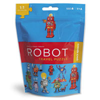 Travel Pouch Puzzle - Robot