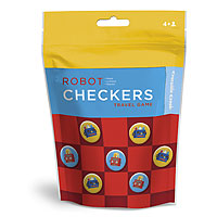 Robot Checkers Travel Pouch Game