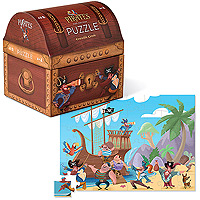 Pirate's Treasure Double Fun Puzzle 48 pc