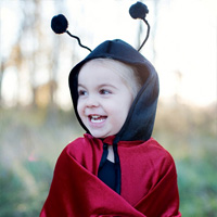 Ladybug Toddler Hooded Cape
