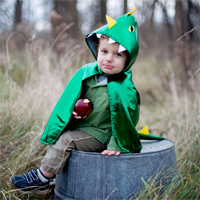 Dragon Toddler Hooded Cape
