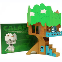 Cardboard Decorate-it-Yourself Treehouse