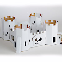 Cardboard Decorate-it-Yourself Pirate Fortress