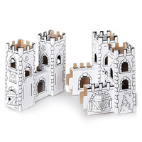 Cardboard Decorate-it-Yourself Dragonrock Castle