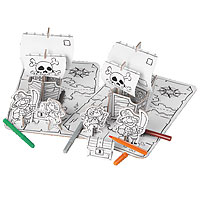 Cardboard Decorate-it-Yourself Pirate Party Set