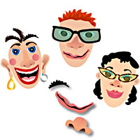 Make A Face Magnet Set