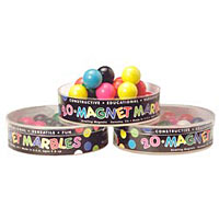 20 Split Colored Magnet Marbles