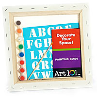 Decorate Your Space 12 inch x 12 inch Canvas - Flower