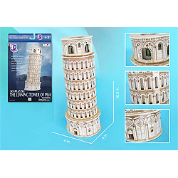 Leaning Tower of Pisa 3D Puzzle - 13 pc
