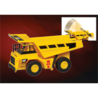 CAT Dump Truck with Lights, Sounds & Figure