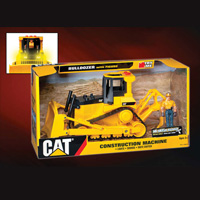 CAT Bulldozer with Lights, Sounds & Figure