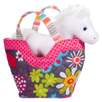 Fly Away Sak with White Horse