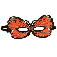 Orange Butterfly Mask
