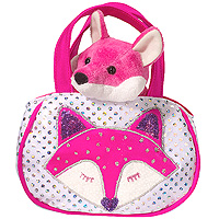 Shimmering Fox Sak with Pink Fox