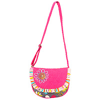 Flower Sparkle Cross Bag