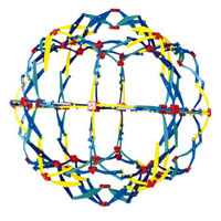 Hoberman Sphere - Rainbow