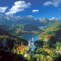 Neushwanstein and Surroundings - 5000 pc