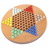 Chinese Checkers with Marbles