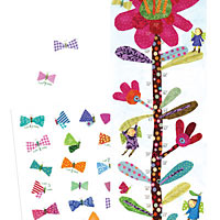Hot Pink Flower Growth Chart