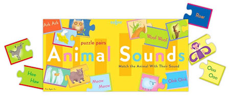 Animal Sounds Puzzle Pairs