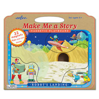 Make Me A Story Magnetic Playboard - Robots Landing