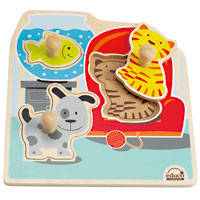 Educo Friendly Pets Knob Puzzle