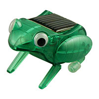 Happy Hopping Solar Powered Frog