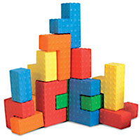 Sensory Puzzle Blocks - 18 pc