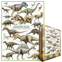 Cretaceous Dinosaurs 1000 piece puzzle