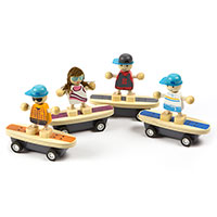 Pull-Back Skaters