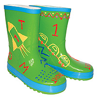 Paint Your Wellies - Green