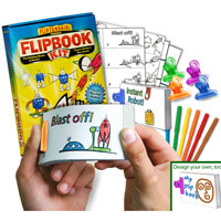 Rocket & Robot D.I.Y. Flip Book Kit