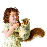 Gray Squirrel Puppet