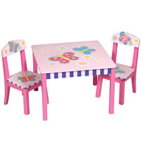 Butterfly Table & Chairs Set