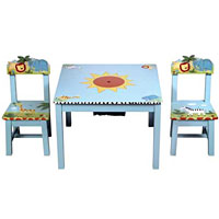 Safari Table & Chairs Set