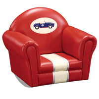 Retro Racers Upholstered Rocker