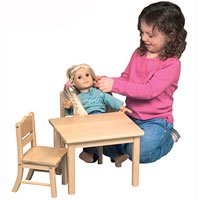 Doll Table and Chair Set
