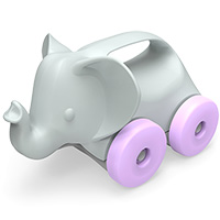 Elephant-on-Wheels Push Toy