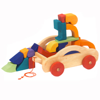Carriage with Blocks Toskana - 17 pc