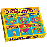 GeoPuzzle 6-Pack