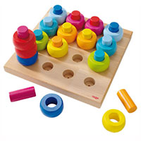 Rainbow Whirls Pegging Game