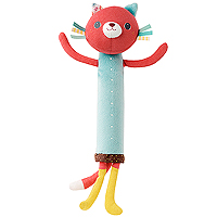 Colette Cat Nodding Rattle