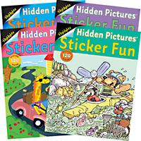 Highlights Sticker Fun Book - 4 book set