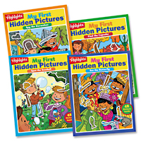 Highlights My First Hidden Pictures - 4 book set