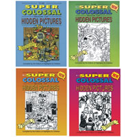 Highlights Colossal Hidden Pictures 4-book Sets