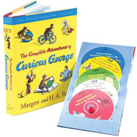 The Complete Adventures of Curious George Book & CD