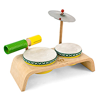 Green Tones Beginner Drum Set