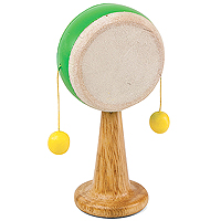 Green Tones Spinning Drum