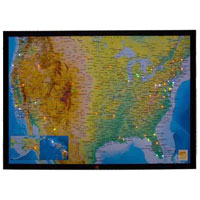 LED USA Map
