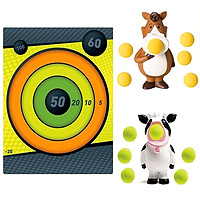 Squeeze Popper with Sticky Target - Cow vs. Pony